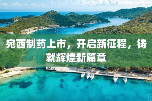 宛西制藥上市，開啟新征程，鑄就輝煌新篇章