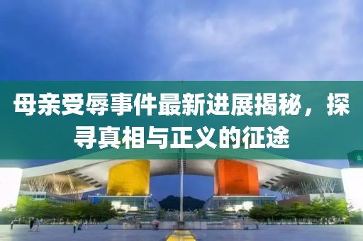 母親受辱事件最新進(jìn)展揭秘，探尋真相與正義的征途