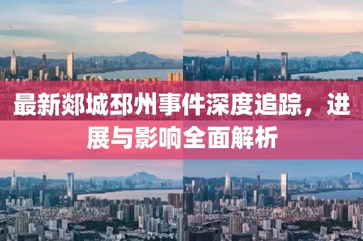 最新郯城邳州事件深度追蹤，進(jìn)展與影響全面解析