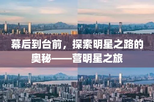 幕后到臺(tái)前，探索明星之路的奧秘——營(yíng)明星之旅