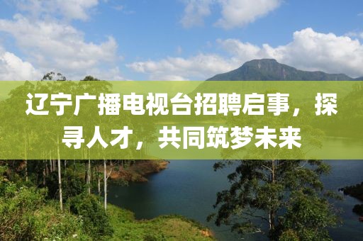 遼寧廣播電視臺(tái)招聘啟事，探尋人才，共同筑夢(mèng)未來(lái)