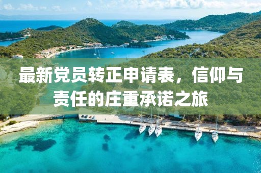 最新黨員轉(zhuǎn)正申請(qǐng)表，信仰與責(zé)任的莊重承諾之旅