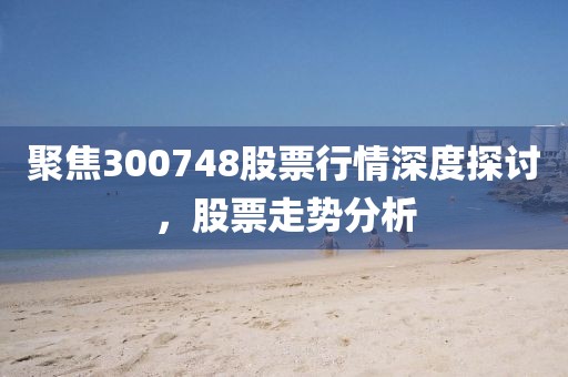 聚焦300748股票行情深度探討，股票走勢(shì)分析