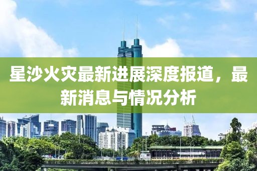 星沙火災(zāi)最新進展深度報道，最新消息與情況分析