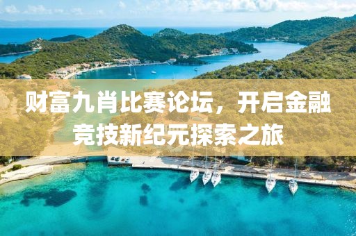 財(cái)富九肖比賽論壇,開啟金融競技新紀(jì)元探索之旅
