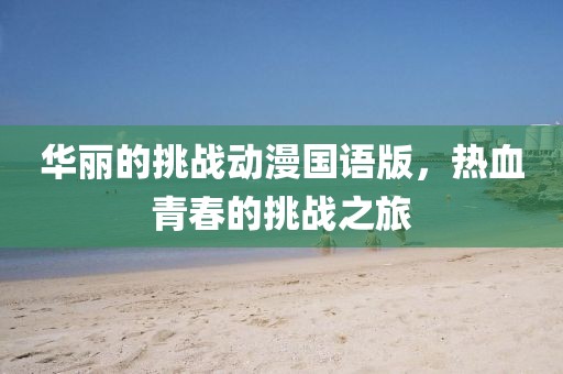 華麗的挑戰(zhàn)動(dòng)漫國語版，熱血青春的挑戰(zhàn)之旅