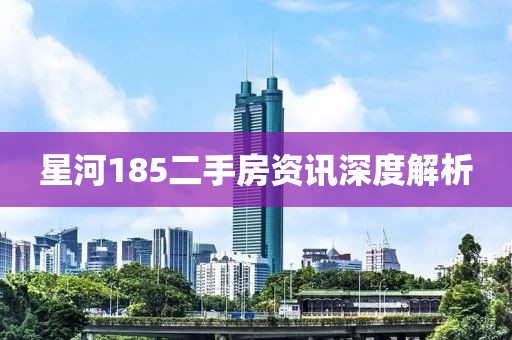 星河185二手房資訊深度解析