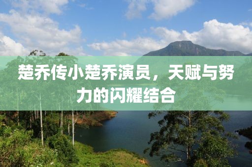 楚喬傳小楚喬演員，天賦與努力的閃耀結合