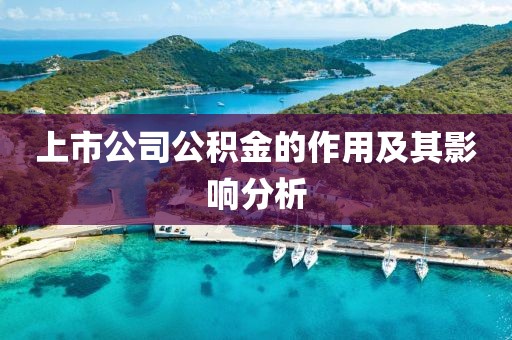 上市公司公積金的作用及其影響分析