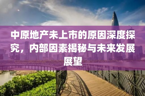 中原地產(chǎn)未上市的原因深度探究，內部因素揭秘與未來發(fā)展展望