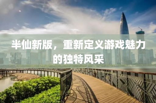 半仙新版，重新定義游戲魅力的獨(dú)特風(fēng)采