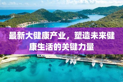 最新大健康產業(yè)，塑造未來健康生活的關鍵力量
