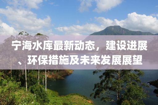 寧海水庫最新動態(tài)，建設(shè)進(jìn)展、環(huán)保措施及未來發(fā)展展望
