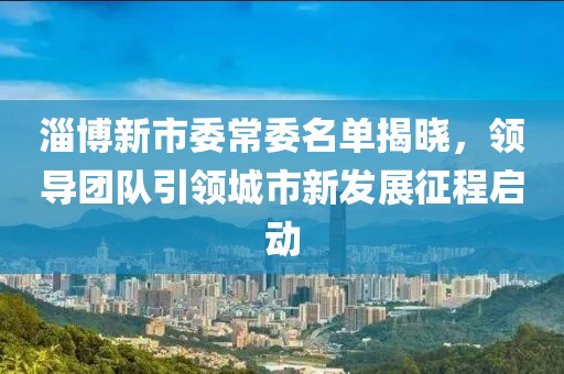 淄博新市委常委名單揭曉，領(lǐng)導(dǎo)團隊引領(lǐng)城市新發(fā)展征程啟動