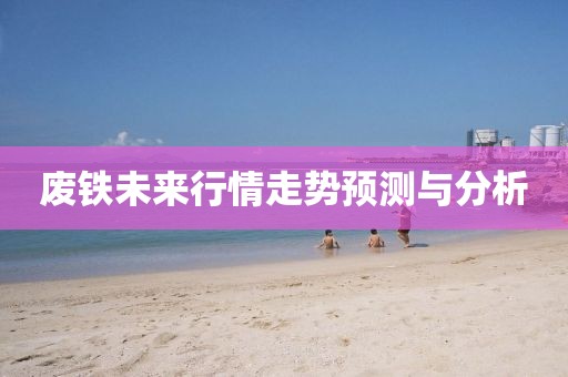 廢鐵未來行情走勢預(yù)測與分析