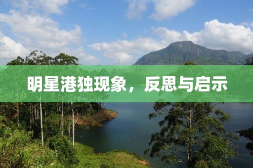 明星港獨現(xiàn)象，反思與啟示