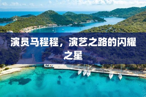 演員馬程程，演藝之路的閃耀之星