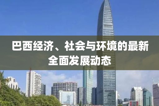 巴西經(jīng)濟、社會與環(huán)境的最新全面發(fā)展動態(tài)