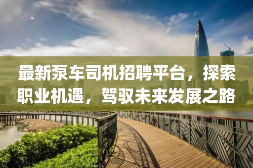 最新泵車司機(jī)招聘平臺，探索職業(yè)機(jī)遇，駕馭未來發(fā)展之路