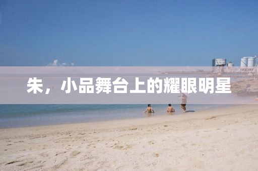 朱，小品舞臺(tái)上的耀眼明星