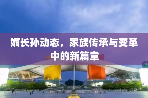 嫡長(zhǎng)孫動(dòng)態(tài)，家族傳承與變革中的新篇章