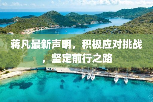 蔣凡最新聲明，積極應(yīng)對(duì)挑戰(zhàn)，堅(jiān)定前行之路